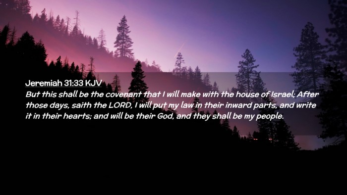 Picture 02 - Jeremiah 31:33 KJV Desktop Wallpaper - But this shall be the covenant that I will make - Desktop Bible Verse Wallpaper