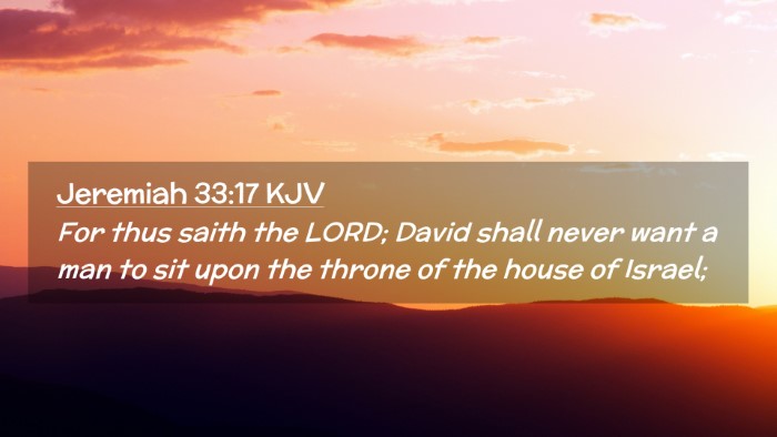 Picture 02 - Jeremiah 33:17 KJV Desktop Wallpaper - For thus saith the LORD; David shall never want a - Desktop Bible Verse Wallpaper