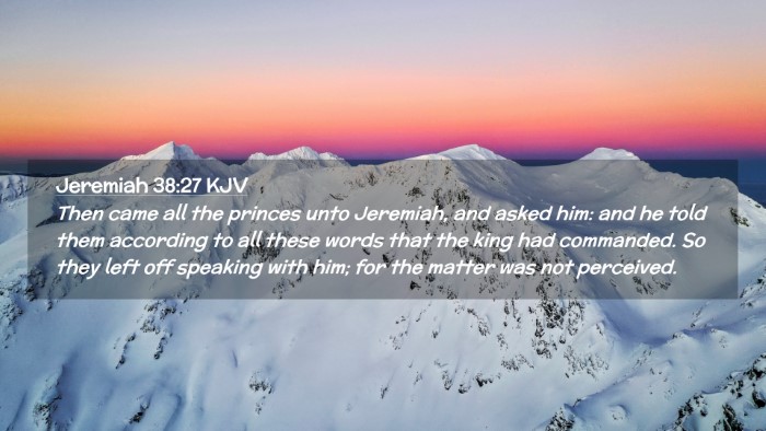Picture 02 - Jeremiah 38:27 KJV Desktop Wallpaper - Then came all the princes unto Jeremiah, and - Desktop Bible Verse Wallpaper