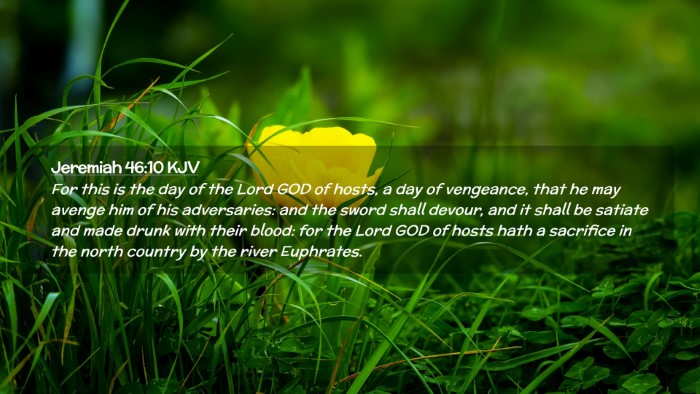 Picture 02 - Jeremiah 46:10 KJV Desktop Wallpaper - For this is the day of the Lord GOD of hosts, a - Desktop Bible Verse Wallpaper