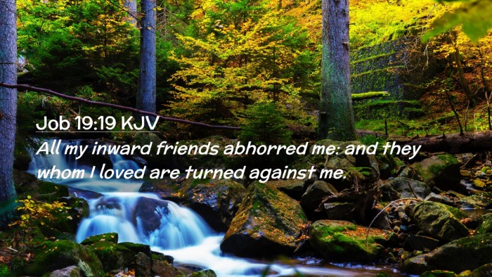 Picture 02 - Job 19:19 KJV Desktop Wallpaper - All my inward friends abhorred me: and they whom - Desktop Bible Verse Wallpaper