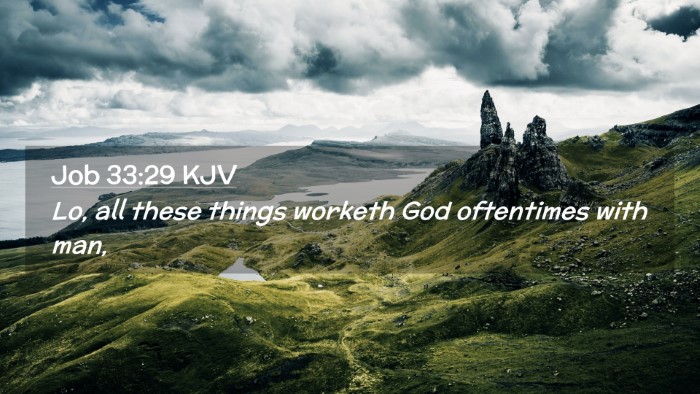 Picture 02 - Job 33:29 KJV Desktop Wallpaper - Lo, all these things worketh God oftentimes with - Desktop Bible Verse Wallpaper