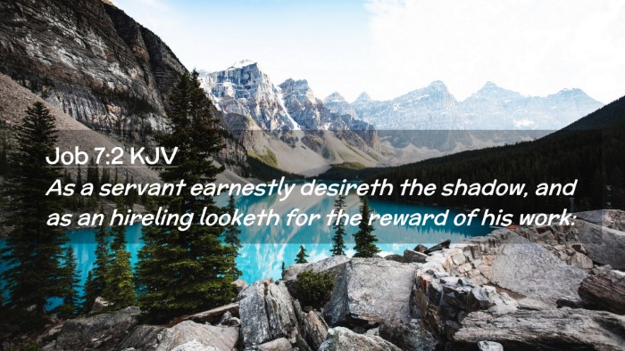 Picture 02 - Job 7:2 KJV Desktop Wallpaper - As a servant earnestly desireth the shadow, and - Desktop Bible Verse Wallpaper