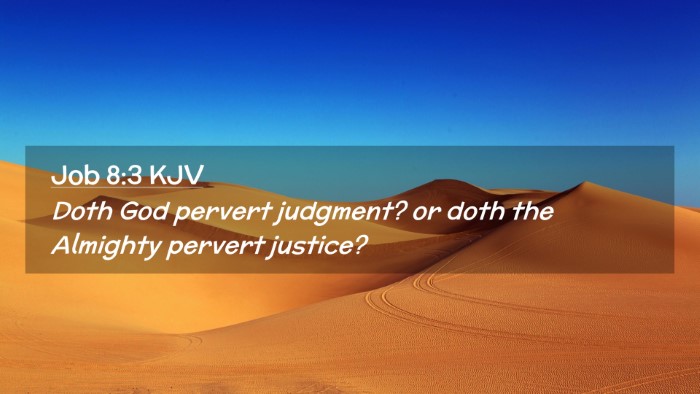 Picture 02 - Job 8:3 KJV Desktop Wallpaper - Doth God pervert judgment? or doth the Almighty - Desktop Bible Verse Wallpaper