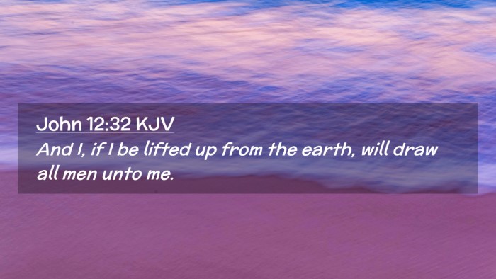 Picture 02 - John 12:32 KJV Desktop Wallpaper - And I, if I be lifted up from the earth, will - Desktop Bible Verse Wallpaper