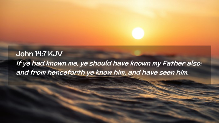 Picture 02 - John 14:7 KJV Desktop Wallpaper - If ye had known me, ye should have known my - Desktop Bible Verse Wallpaper