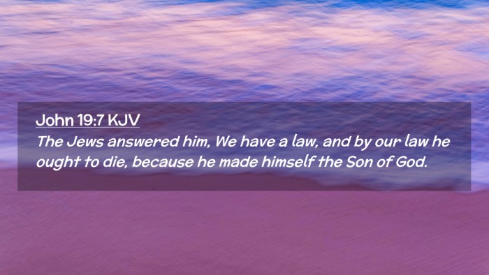 Picture 02 - John 19:7 KJV Desktop Wallpaper - The Jews answered him, We have a law, and by our - Desktop Bible Verse Wallpaper