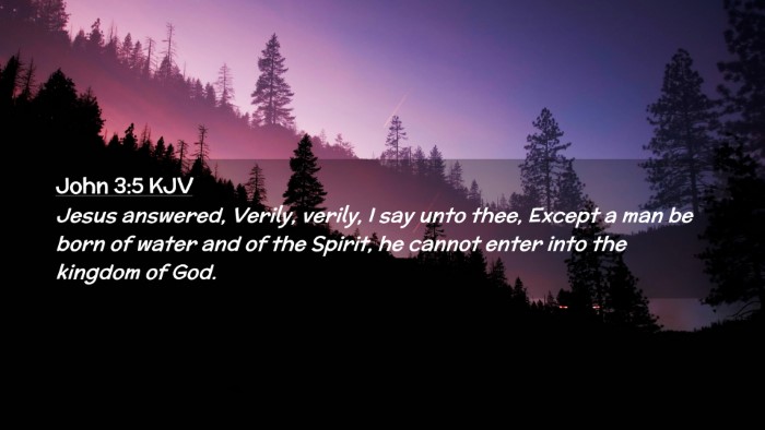 Picture 02 - John 3:5 KJV Desktop Wallpaper - Jesus answered, Verily, verily, I say unto thee, - Desktop Bible Verse Wallpaper
