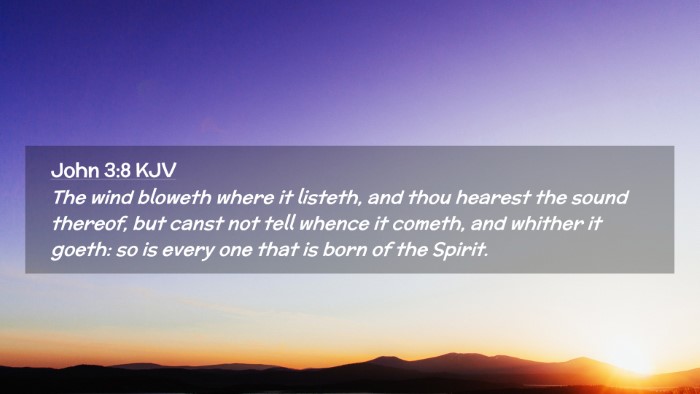 Picture 02 - John 3:8 KJV Desktop Wallpaper - The wind bloweth where it listeth, and thou - Desktop Bible Verse Wallpaper