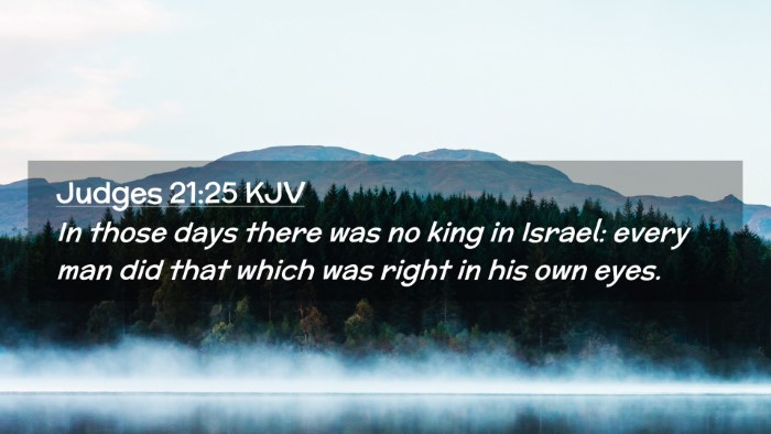 Picture 02 - Judges 21:25 KJV Desktop Wallpaper - In those days there was no king in Israel: every - Desktop Bible Verse Wallpaper
