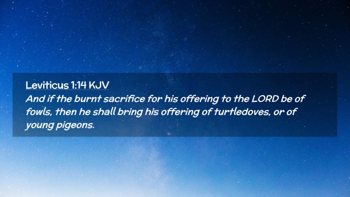 Picture 02 - Leviticus 1:14 KJV Desktop Wallpaper - And if the burnt sacrifice for his offering to - Desktop Bible Verse Wallpaper