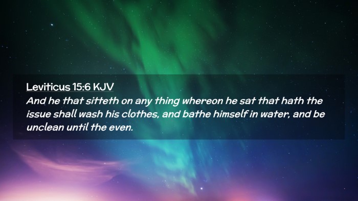 Picture 02 - Leviticus 15:6 KJV Desktop Wallpaper - And he that sitteth on any thing whereon he sat - Desktop Bible Verse Wallpaper