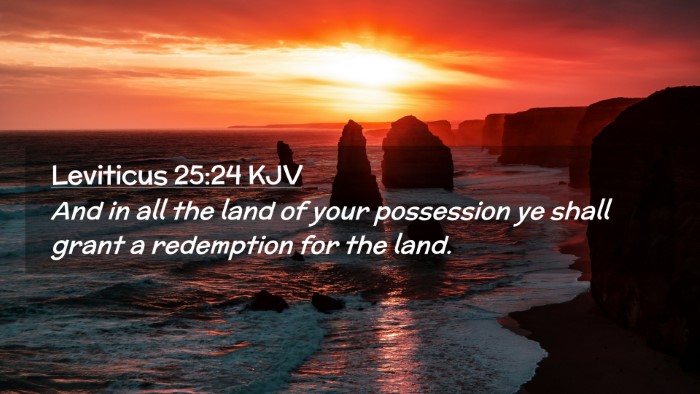 Picture 02 - Leviticus 25:24 KJV Desktop Wallpaper - And in all the land of your possession ye shall - Desktop Bible Verse Wallpaper
