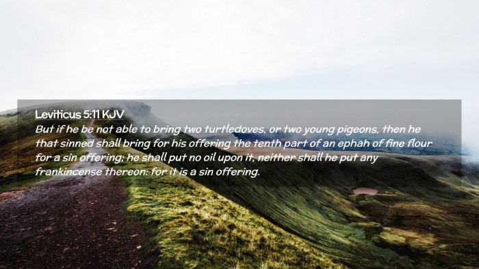Picture 02 - Leviticus 5:11 KJV Desktop Wallpaper - But if he be not able to bring two turtledoves, - Desktop Bible Verse Wallpaper