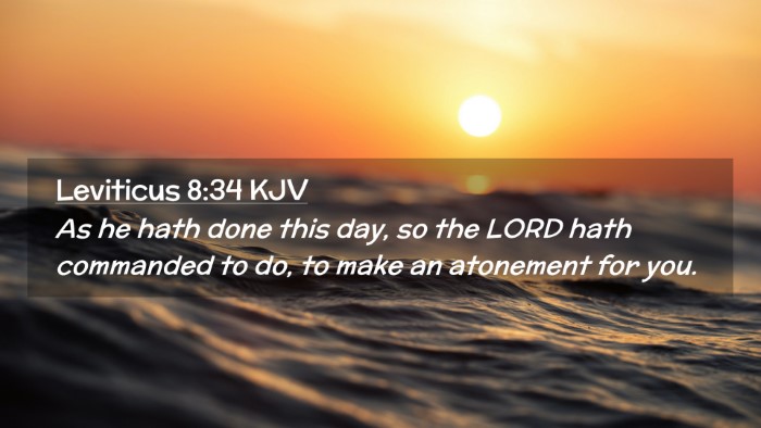 Picture 02 - Leviticus 8:34 KJV Desktop Wallpaper - As he hath done this day, so the LORD hath - Desktop Bible Verse Wallpaper