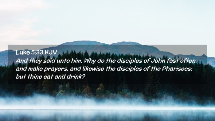 Picture 02 - Luke 5:33 KJV Desktop Wallpaper - And they said unto him, Why do the disciples of - Desktop Bible Verse Wallpaper