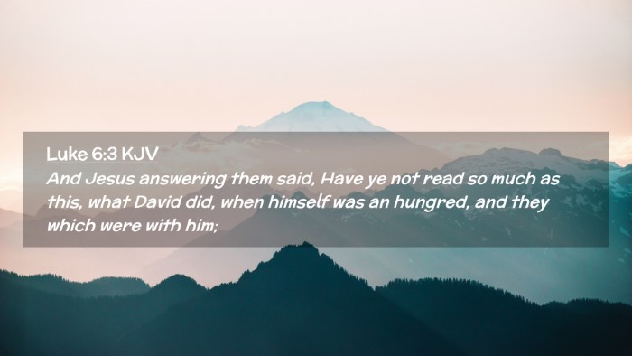 Picture 02 - Luke 6:3 KJV Desktop Wallpaper - And Jesus answering them said, Have ye not read - Desktop Bible Verse Wallpaper