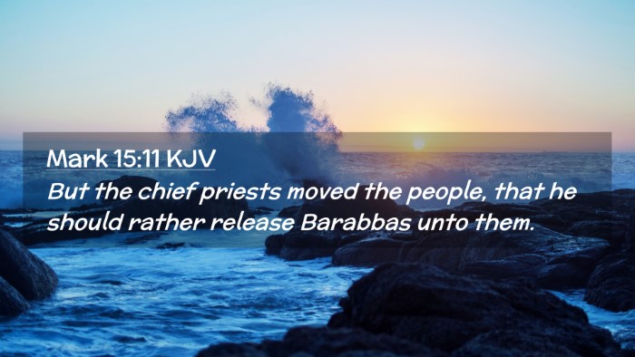 Picture 02 - Mark 15:11 KJV Desktop Wallpaper - But the chief priests moved the people, that he - Desktop Bible Verse Wallpaper
