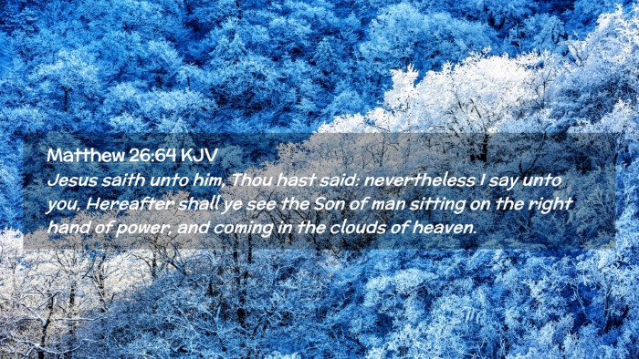 Picture 02 - Matthew 26:64 KJV Desktop Wallpaper - Jesus saith unto him, Thou hast said: - Desktop Bible Verse Wallpaper