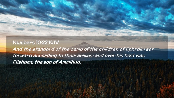 Picture 02 - Numbers 10:22 KJV Desktop Wallpaper - And the standard of the camp of the children of - Desktop Bible Verse Wallpaper