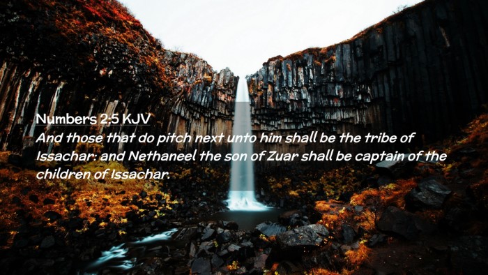 Picture 02 - Numbers 2:5 KJV Desktop Wallpaper - And those that do pitch next unto him shall be - Desktop Bible Verse Wallpaper