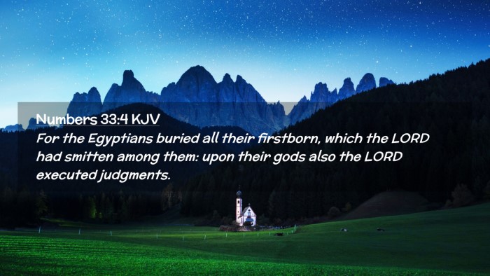 Picture 02 - Numbers 33:4 KJV Desktop Wallpaper - For the Egyptians buried all their firstborn, - Desktop Bible Verse Wallpaper