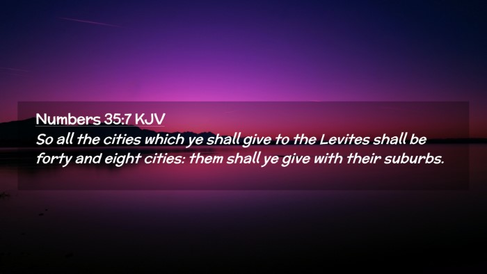 Picture 02 - Numbers 35:7 KJV Desktop Wallpaper - So all the cities which ye shall give to the - Desktop Bible Verse Wallpaper