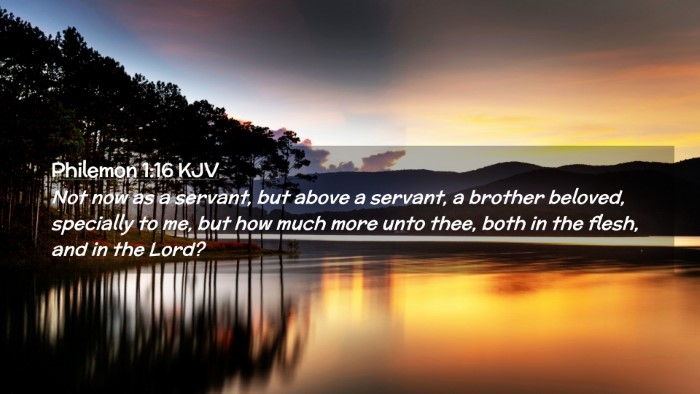 Picture 02 - Philemon 1:16 KJV Desktop Wallpaper - Not now as a servant, but above a servant, a - Desktop Bible Verse Wallpaper