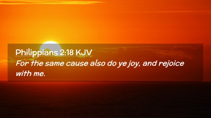 Picture 02 - Philippians 2:18 KJV Desktop Wallpaper - For the same cause also do ye joy, and rejoice - Desktop Bible Verse Wallpaper