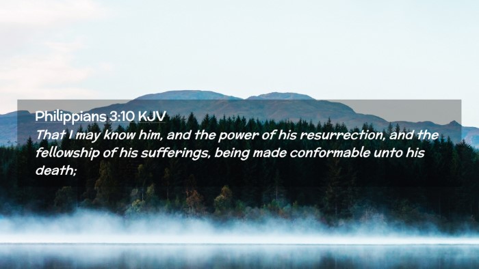 Picture 02 - Philippians 3:10 KJV Desktop Wallpaper - That I may know him, and the power of his - Desktop Bible Verse Wallpaper