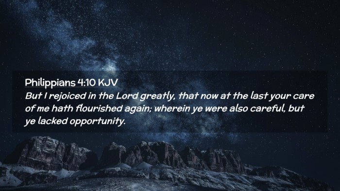 Picture 02 - Philippians 4:10 KJV Desktop Wallpaper - But I rejoiced in the Lord greatly, that now at - Desktop Bible Verse Wallpaper