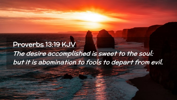Picture 02 - Proverbs 13:19 KJV Desktop Wallpaper - The desire accomplished is sweet to the soul: but - Desktop Bible Verse Wallpaper
