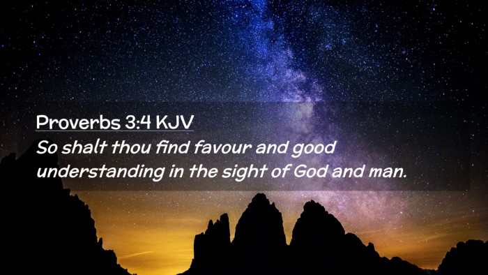 Picture 02 - Proverbs 3:4 KJV Desktop Wallpaper - So shalt thou find favour and good understanding - Desktop Bible Verse Wallpaper
