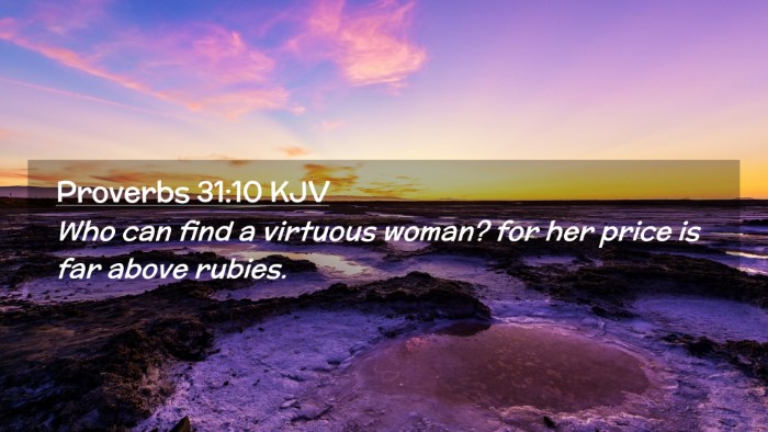 Picture 02 - Proverbs 31:10 KJV Desktop Wallpaper - Who can find a virtuous woman? for her price is - Desktop Bible Verse Wallpaper