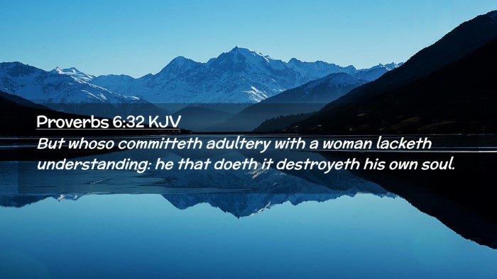 Picture 02 - Proverbs 6:32 KJV Desktop Wallpaper - But whoso committeth adultery with a woman - Desktop Bible Verse Wallpaper