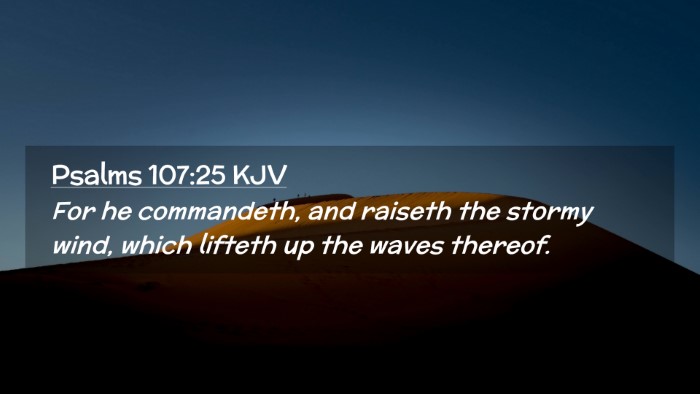 Picture 02 - Psalms 107:25 KJV Desktop Wallpaper - For he commandeth, and raiseth the stormy wind, - Desktop Bible Verse Wallpaper