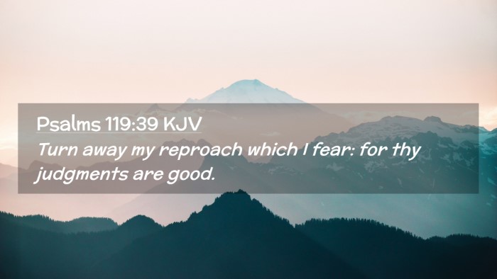 Picture 02 - Psalms 119:39 KJV Desktop Wallpaper - Turn away my reproach which I fear: for thy - Desktop Bible Verse Wallpaper