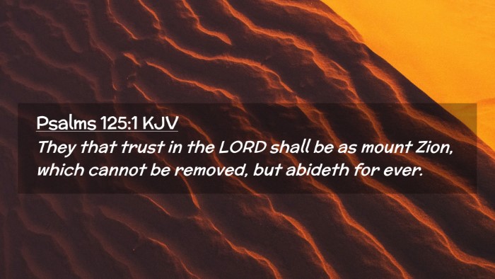 Picture 02 - Psalms 125:1 KJV Desktop Wallpaper - They that trust in the LORD shall be as mount - Desktop Bible Verse Wallpaper