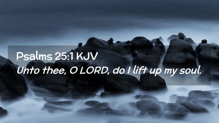 Picture 02 - Psalms 25:1 KJV Desktop Wallpaper - Unto thee, O LORD, do I lift up my - Desktop Bible Verse Wallpaper
