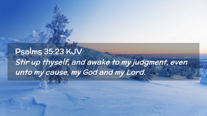 Picture 02 - Psalms 35:23 KJV Desktop Wallpaper - Stir up thyself, and awake to my judgment, even - Desktop Bible Verse Wallpaper