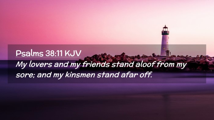 Picture 02 - Psalms 38:11 KJV Desktop Wallpaper - My lovers and my friends stand aloof from my - Desktop Bible Verse Wallpaper