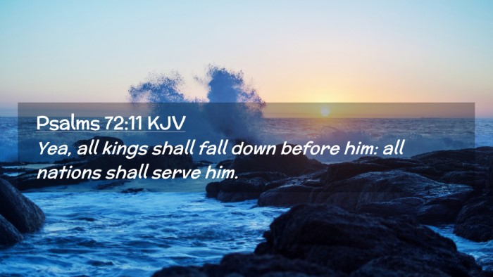 Picture 02 - Psalms 72:11 KJV Desktop Wallpaper - Yea, all kings shall fall down before him: all - Desktop Bible Verse Wallpaper