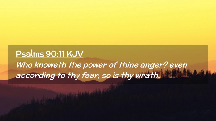 Picture 02 - Psalms 90:11 KJV Desktop Wallpaper - Who knoweth the power of thine anger? even - Desktop Bible Verse Wallpaper