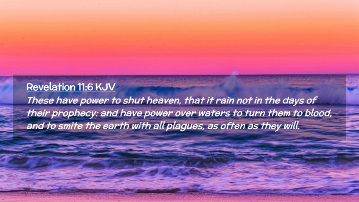 Picture 02 - Revelation 11:6 KJV Desktop Wallpaper - These have power to shut heaven, that it rain not - Desktop Bible Verse Wallpaper