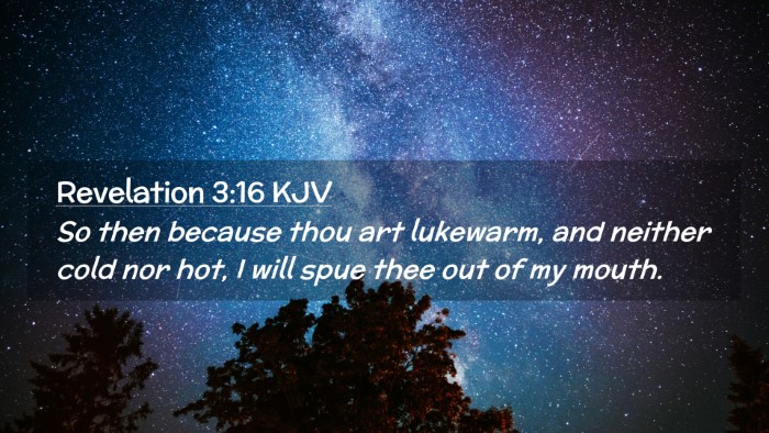 Picture 02 - Revelation 3:16 KJV Desktop Wallpaper - So then because thou art lukewarm, and neither - Desktop Bible Verse Wallpaper