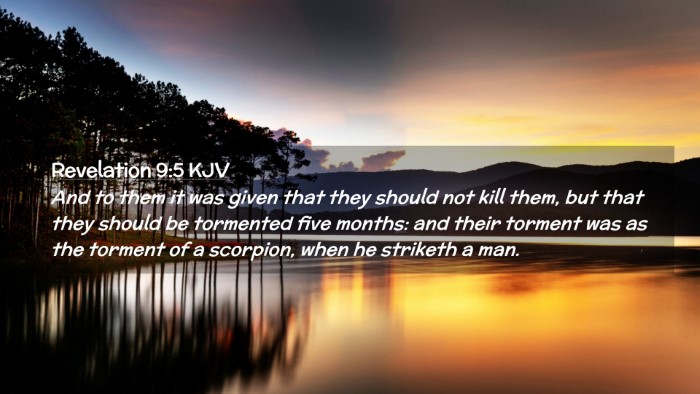 Picture 02 - Revelation 9:5 KJV Desktop Wallpaper - And to them it was given that they should not - Desktop Bible Verse Wallpaper