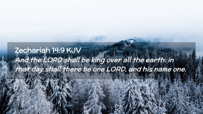 Picture 02 - Zechariah 14:9 KJV Desktop Wallpaper - And the LORD shall be king over all the earth: in - Desktop Bible Verse Wallpaper