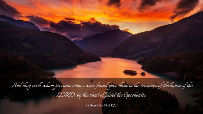 Picture 03 - 1 Chronicles 29:8 KJV Desktop Wallpaper - And they with whom precious stones were found - Desktop Bible Verse Wallpaper
