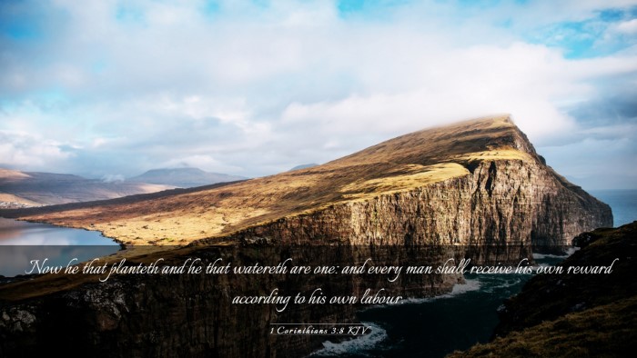 Picture 03 - 1 Corinthians 3:8 KJV Desktop Wallpaper - Now he that planteth and he that watereth are - Desktop Bible Verse Wallpaper