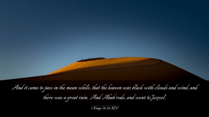 Picture 03 - 1 Kings 18:45 KJV Desktop Wallpaper - And it came to pass in the mean while, that the - Desktop Bible Verse Wallpaper